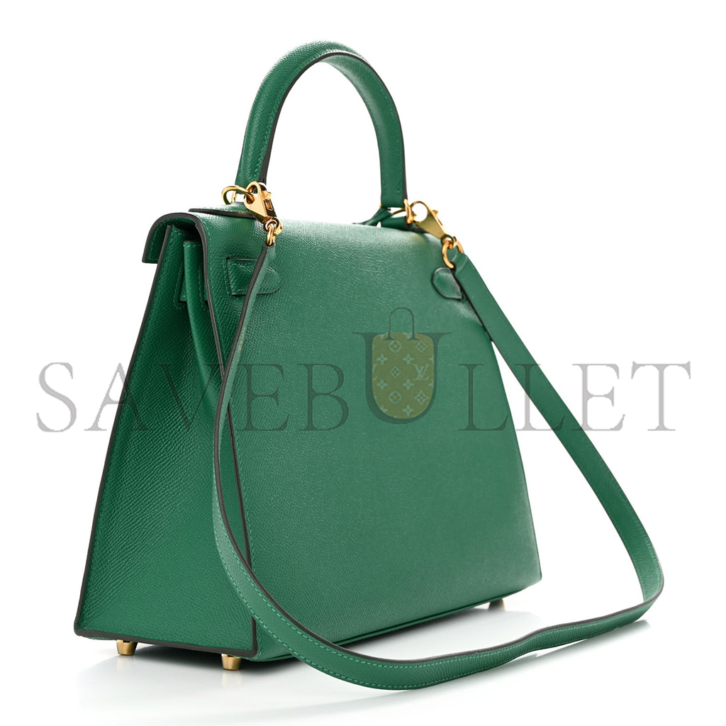 H**mes master epsom kelly sellier 28 vert vertigo (28*22*10cm)